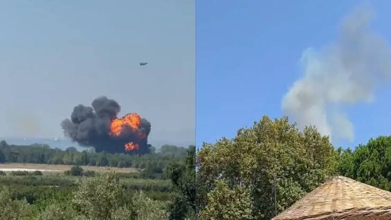 Kaza kırıma uğrayan askeri uçağın düştüğü bölgede güvenlik önlemleri alınırken olay yerindeki teknik incelemeler devam ediyor.