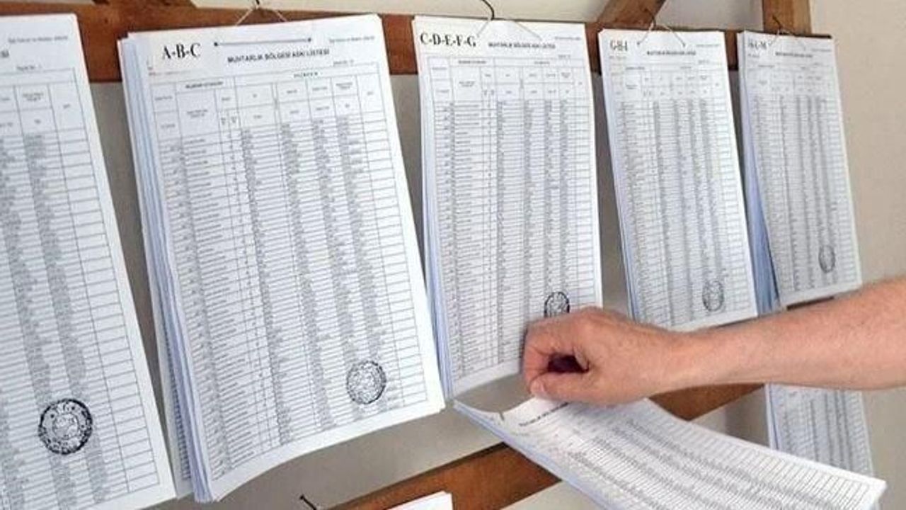 Seçmen listeleri için son gün! Bugün askıdan indirilecek