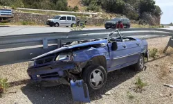 Muğla Bodrum'da feci kaza: Otomobil bu hale geldi!