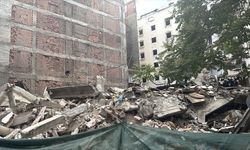 Afyonkarahisar'da otel yıkımında bina tamamen çöktü: İş yerleri zarar gördü!