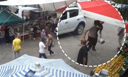 İzmir'de pazarda kavga: Zabıta ekiplerine bıçaklı saldırı!