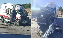 Kütahya’da ambulansla TIR çarpıştı: Hasta hayatını kaybetti, 4 kişi yaralandı