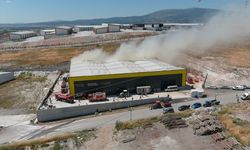 Kütahya’da fabrikada yangın çıktı: Alevler 2 saatte kontrol altına alındı!