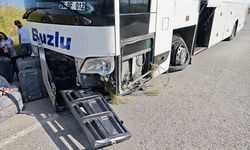 Kütahya'da korkutan kaza: Yolcu otobüsüyle elektrikli bisiklet çarpıştı!