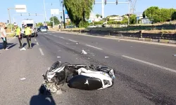 Aydın'da motosiklet kazası: Sürücü yaralandı!
