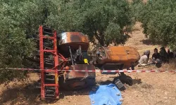 Manisa'da tarlasını sürerken traktör devrildi: Hayatını kaybetti!
