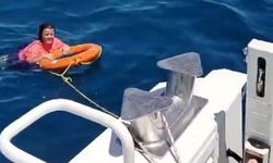Aydın Kuşadası'nda denize giren kadın akıntıya kapıldı!
