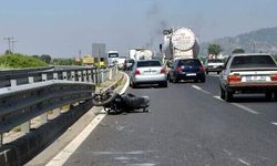 Aydın'da motosiklet bariyere çarptı, şoförü öldü!