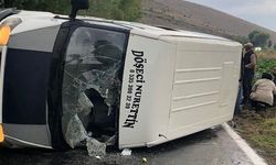 Afyonkarahisar'da işçi servisi kaza yaptı: Çok sayıda yaralı var!
