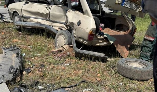 Muğla-Denizli Karayolunda Korkunç Kaza: 1 Ölü, 1 Yaralı