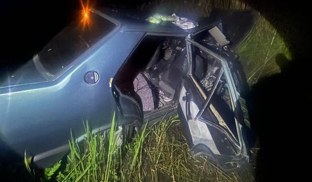 Manisa’da Can Pazarı: Otomobil Kanala Uçtu, 1’i Çocuk 2 Ölü!