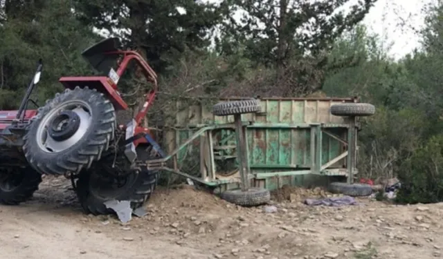 Manisa Turgutlu'da traktör devrildi: 3 kişi hayatını kaybetti!