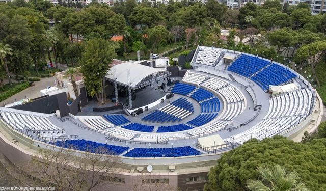 Kültürpark’taki Atatürk Açık Hava Tiyatrosu yenilendi!