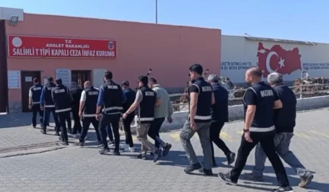 Manisa Salihli'de tefecilik operasyonu: 9 kişi tutuklandı!