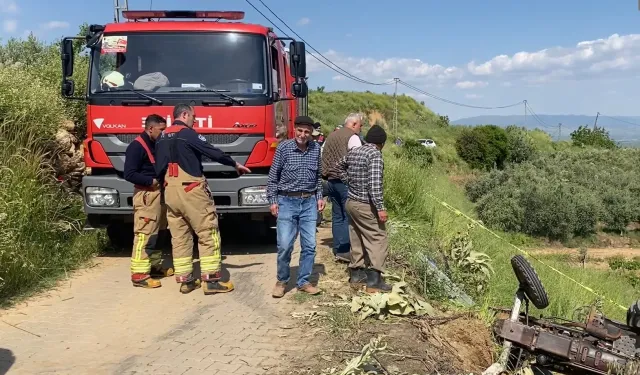 Manisa'da traktör devrildi: 23 yaşındaki sürücüden acı haber!