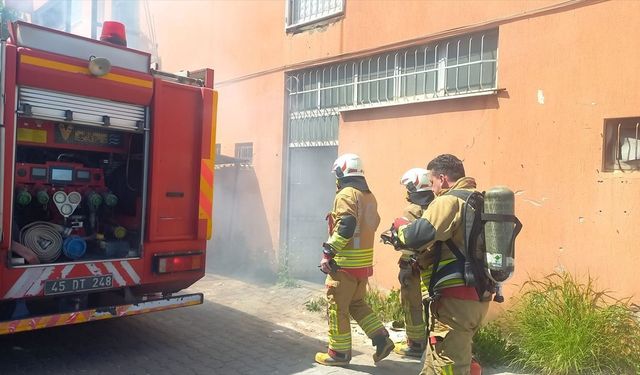 Manisa'da Tekstilciler Sitesi’ndeki iş yerinde korkutan yangın!