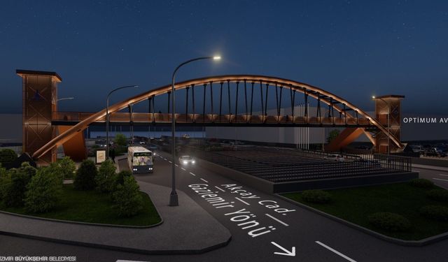 İzmir Gaziemir'de yaya üst geçidi yapılacak!
