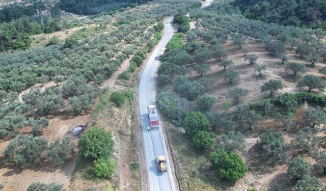 Manisa’da 3,5 km asfalt çalışması başladı!