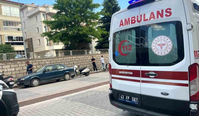Kütahya'da motosiklet kazası: Yaralı var!