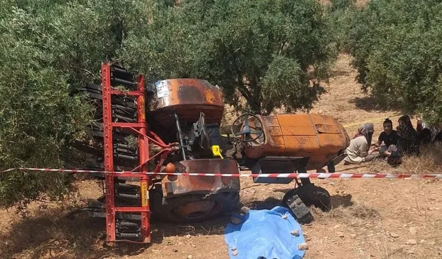 Manisa'da tarlasını sürerken traktör devrildi: Hayatını kaybetti!
