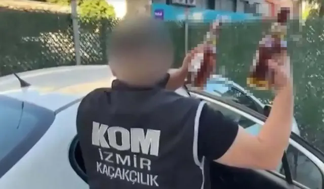 İzmir'de kaçak içki operasyonu: Binlerce şişe ele geçirildi!