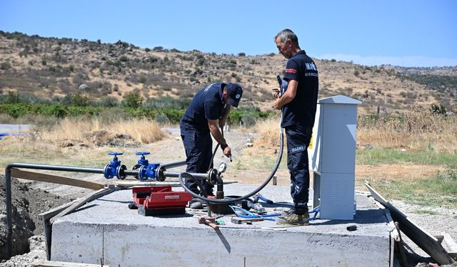Manisa&amp;#039;da Akgedik TOKİ’de su sorunu için çalışma!