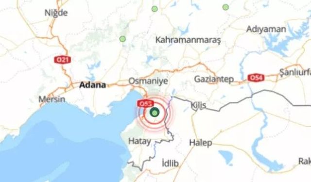 Hatay Kırıkhan'da korkutan deprem