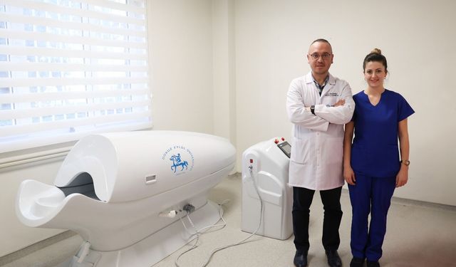 DEÜ’nün GETAT Merkezinde ozon sauna uygulaması hizmete girdi
