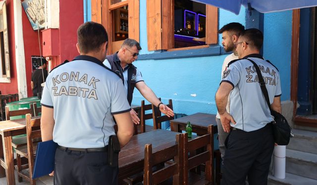 Konak Zabıtasından Sıkı Denetim