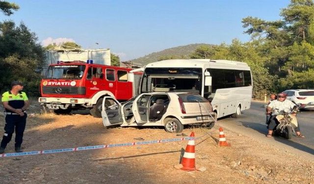 Muğla Bodrum'da hatalı sollama kaza getirdi: Ölü ve yaralı var!