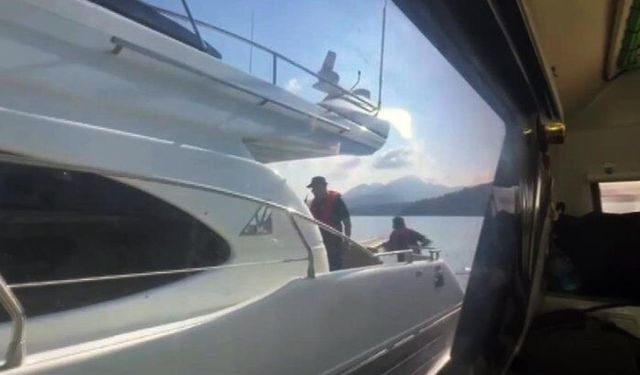 Muğla'da lüks yatta 44 düzensiz göçmen yakalandı!
