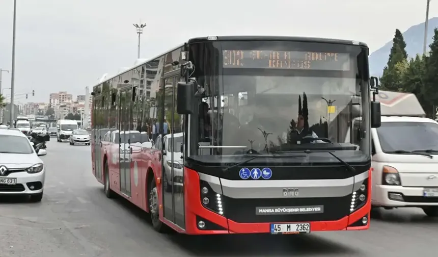 Manisa'da bugün toplu taşıma kullananlar dikkat: Para ödemeyeceksiniz!