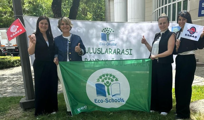 Çevrecilik Bilinci ESBAŞ Çocuk Yuvasına Yeşil Bayrak Kazandırdı 