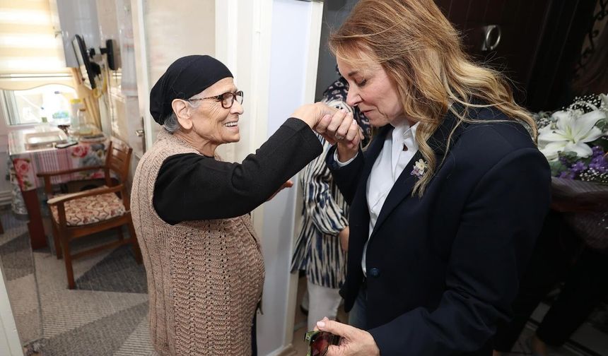 Başkan Mutlu’dan Anneler Günü’nde Şehit Annesine Anlamlı Ziyaret