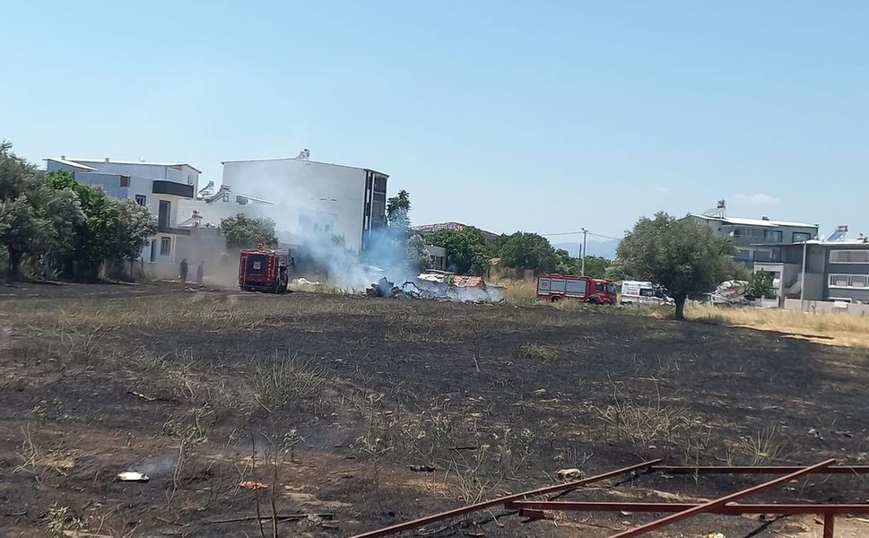 Manisa'da yangın sonrası komşular birbirine girdi: Taşlı ve sopalı kavga!