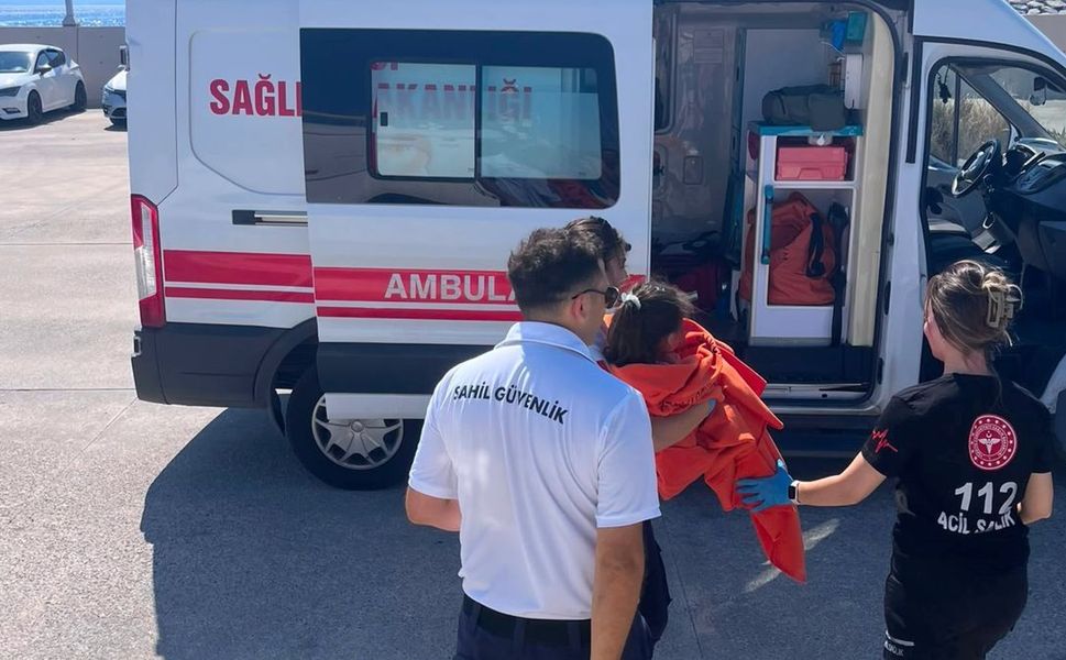 Aydın Didim'de panik: Çocuk deniz yatağıyla açığa sürüklendi!