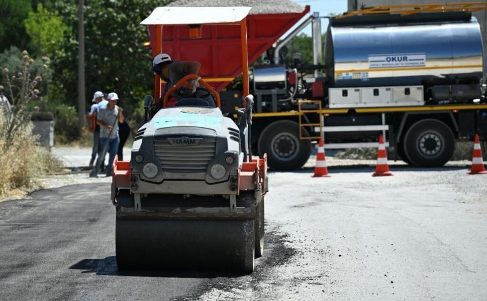 Manisa'da Muradiye ve Karaali mahallelerinde yollar yenileniyor!