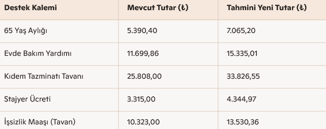 Evde Bakım, Engelli Ve 65 Yaş Aylığı Ne Kadar Olacak