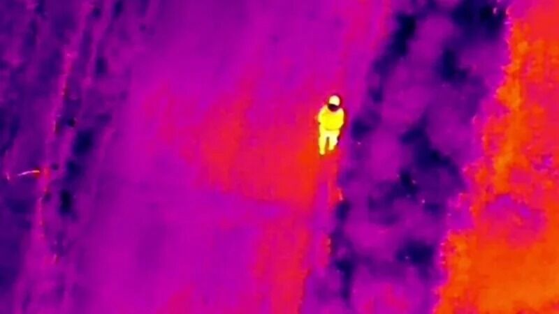 Yaşlı Adam Termal Drone Ile Bulundu (1)