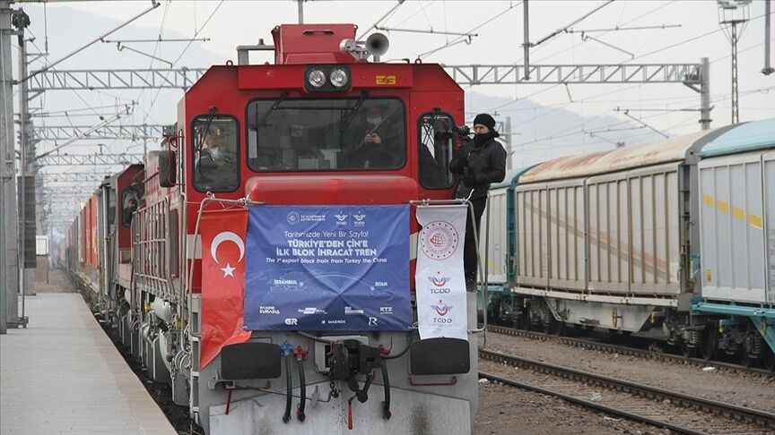 İzmir’den Şanghay’a Ilk Ihracat Blok Treni-1