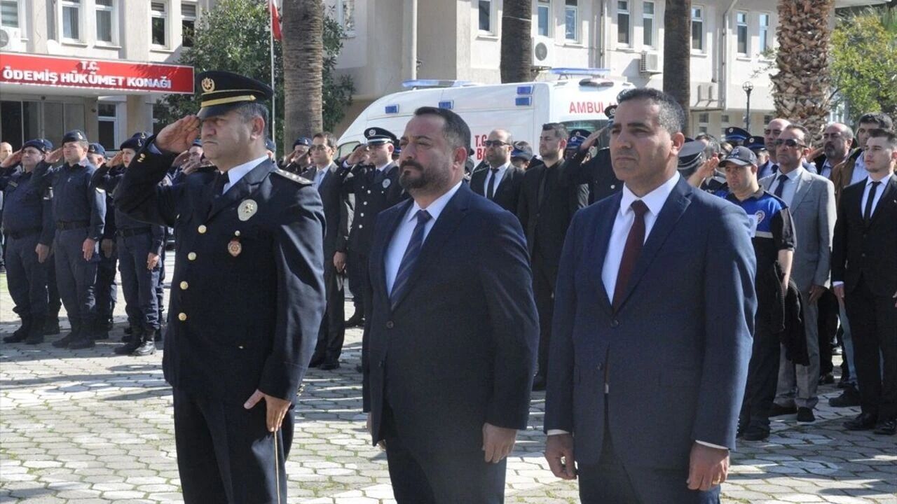 Ödemiş'te Türk Polis Teşkilatının 181. Kuruluş Yıl Dönümü Kutlandı (1)