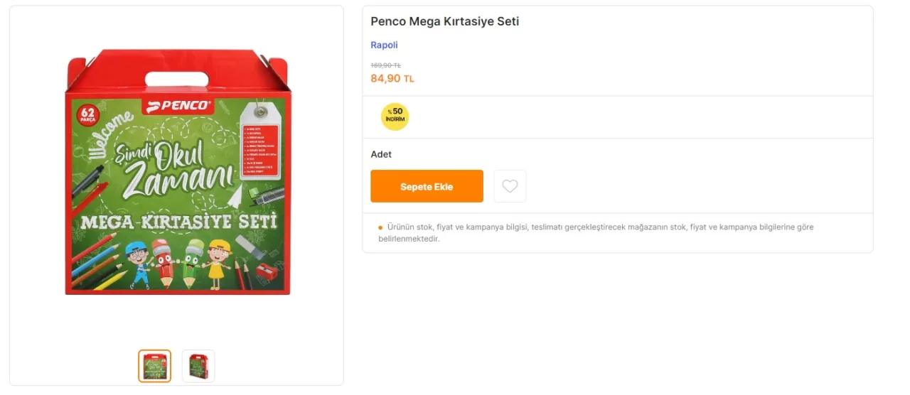 %50 indirim